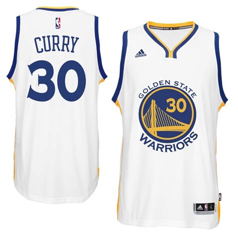 youth golden state warriors stephen curry adidas white replica jersey